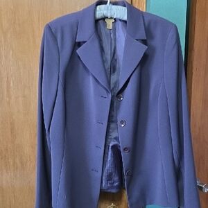 Elegant Purple Women's Blazer